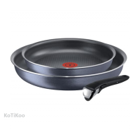 TEFAL Lot de 2 poêles ÉLÉGANCE 24/28 cm